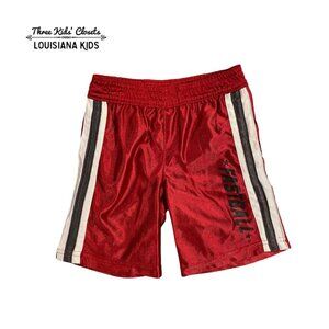 Boyz Wear by Nanette 2T Red Stripe Fastball Athletic Shorts